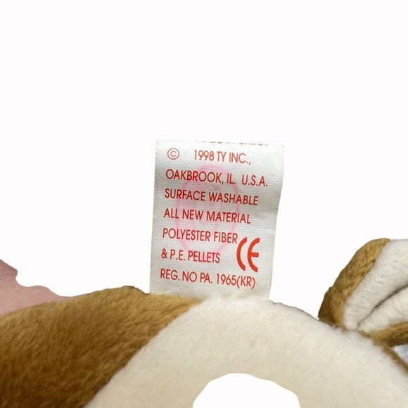 TY Beanie Babies Whisper the Deer Vintage 1997-98 Plush Stuffed Animal Toy Stuff - Picture 7 of 12